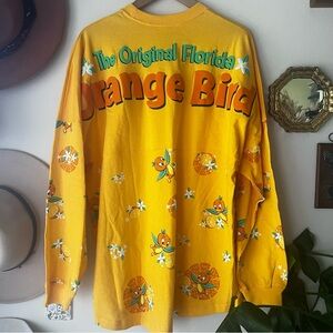 2022 Disney Parks Epcot Flower & Garden Festival Orange Bird Spirit Jersey LARGE
